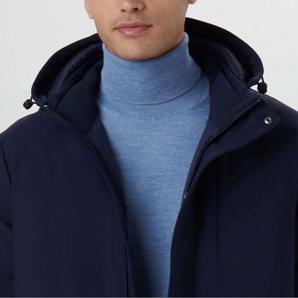 Bugatchi Dark Blue Performance Jacket - Picture 4 of 11